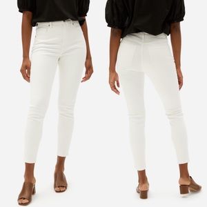 Everlane High Rise Skinny White Jean Size 26 Ankle